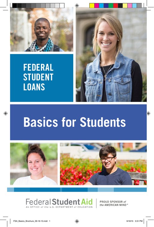 Federal Student Loans Basics for Students cover